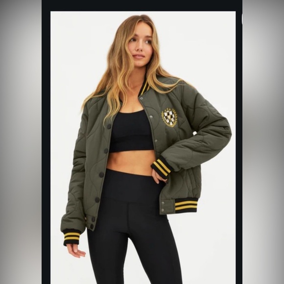 NWOT Beach Riot Flight Bomber Jacket